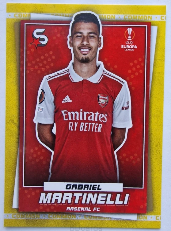 2022-23 Topps Superstars Gabriel Martinelli Arsenal Londyn /Y7