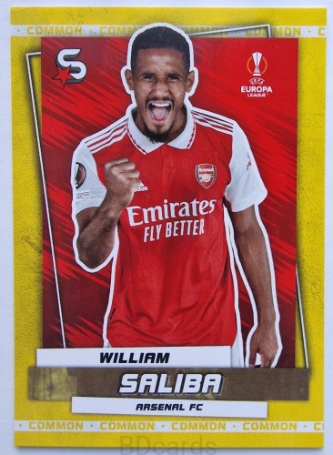 2022-23 Topps Superstars William Saliba Arsenal Londyn /Y7