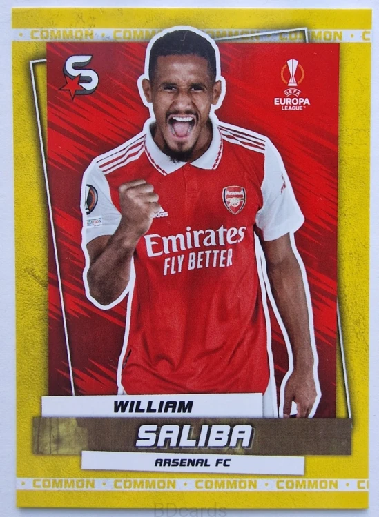 2022-23 Topps Superstars William Saliba Arsenal Londyn /Y7