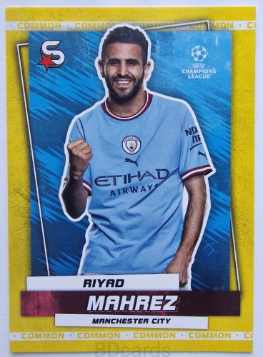 2022-23 Topps Superstars Riyad Mahrez Manchester City /Y7