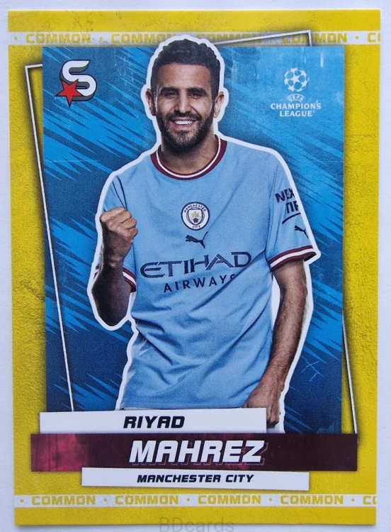 2022-23 Topps Superstars Riyad Mahrez Manchester City /Y7