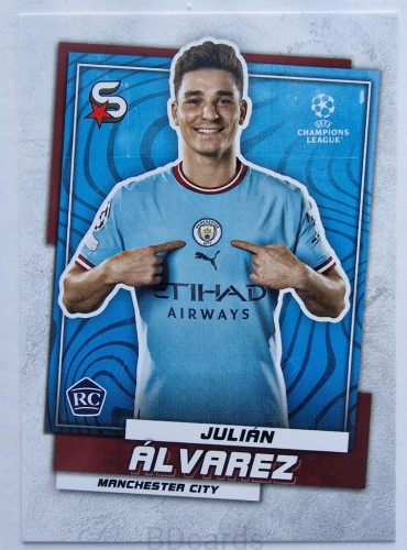 2022-23 Topps Superstars Julian Alvarez Manchester City /Y8