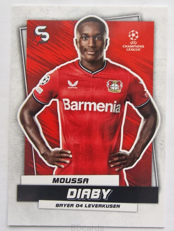 2022-23 Topps Superstars Moussa Diaby Bayer Leverkusen /Y37