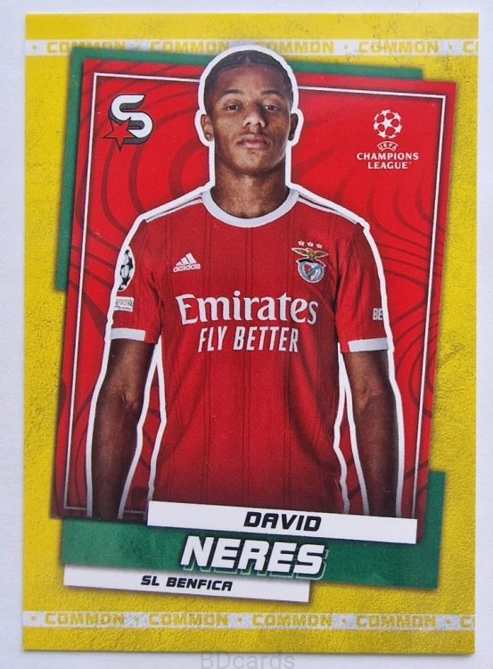 2022-23 Topps Superstars David Neres SL Benfica /Y38