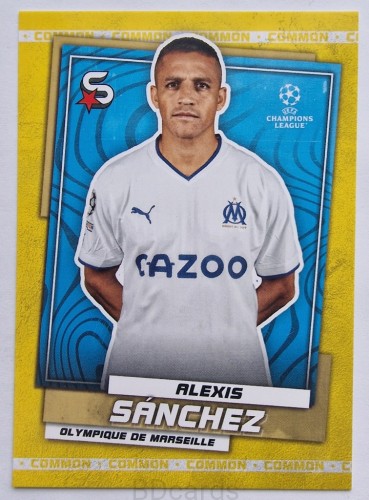 2022-23 Topps Superstars Alexis Sanchez Olympique Marsylia /Y40