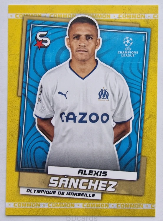2022-23 Topps Superstars Alexis Sanchez Olympique Marsylia /Y40