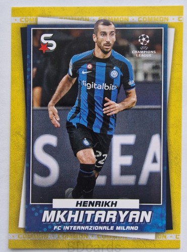 2022-23 Topps Superstars Henrikh Mkhitaryan Inter /Y40