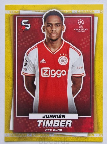 2022-23 Topps Superstars Jurrien Timber Ajax Amsterdam /Y45