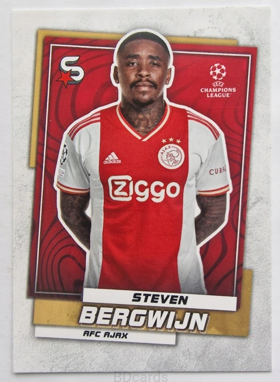 2022-23 Topps Superstars Steven Bergwijn Ajax Amsterdam /Y45