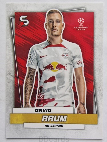 2022-23 Topps Superstars David Raum RB Leipzig /Y42
