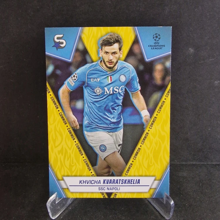 2025 Topps Superstars Khvicha Kvaratshelia Napoli Common /GZ10