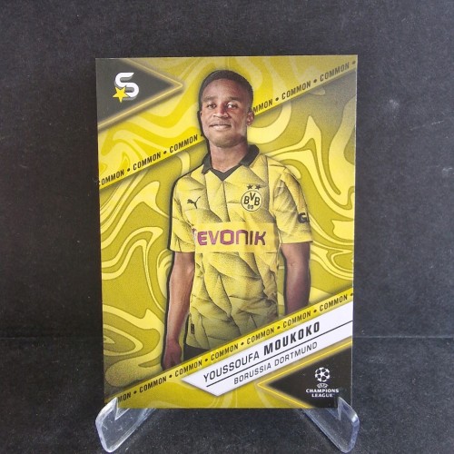 2025 TOPPS Superstars Youssoufa Moukoko Borussia Dortmund Uncommon /GZ18