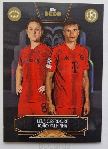 2024-25 Topps Deco Oberdorf / Palhinha Bayern Monachium /RU13