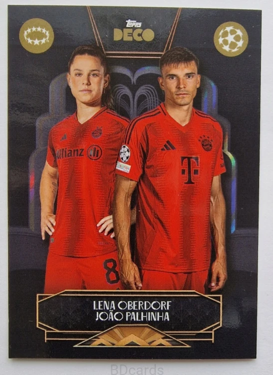 2024-25 Topps Deco Oberdorf / Palhinha Bayern Monachium /RU13