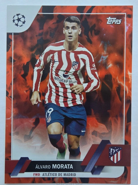 2022-23 Topps UCC Alvaro Morata Atletico Madryt Inferno /NU28