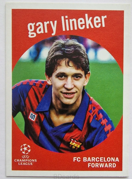 2022-23 Topps UCC Gary Lineker Fc Barcelona /NU25