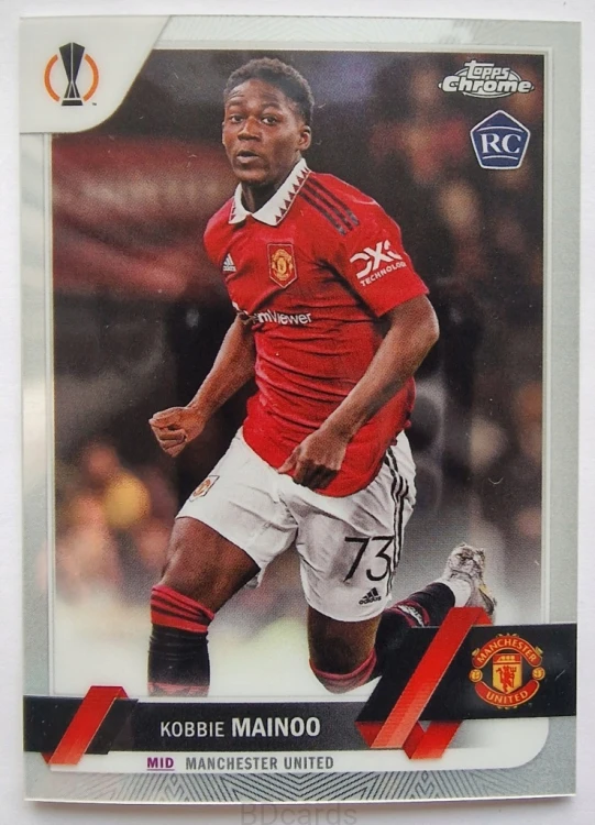 2022-23 Topps Chrome UEFA Kobbie Mainoo Manchester United /RU2