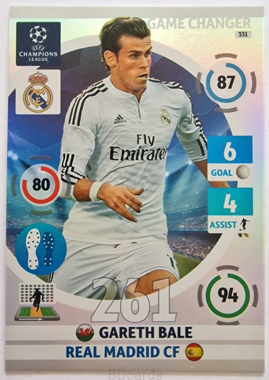 VD63 Bale Real Madryt Panini CHL 2015 Game Changer