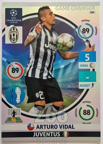 VD63 Vidal Juventus Panini CHL 2015 Game Changer