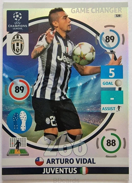 VD63 Vidal Juventus Panini CHL 2015 Game Changer