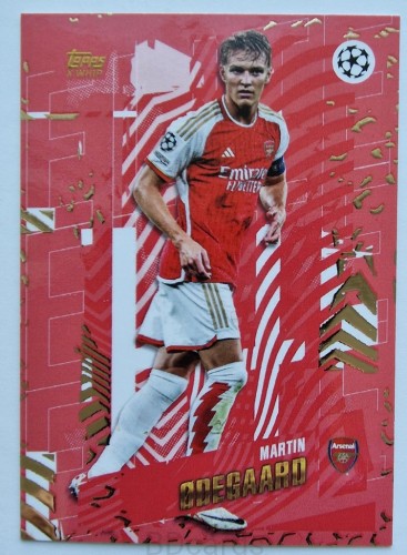 2023-24 Topps Gold X Odegaard Arsenal Londyn Pink /SP1