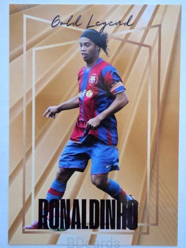 2025 Karta Ronaldinho Fc Barcelona Gold Legends Limited Edition /BD26