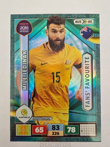 2018 Panini Road To World Cup Russia Mile Jedinak Fans Australia Aus 5