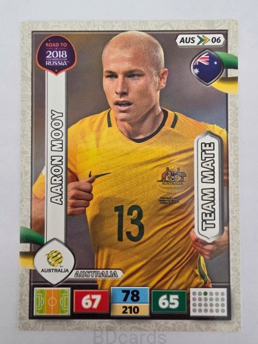 2018 Panini Road To World Cup Russia Aaron Mooy Australia Aus 6
