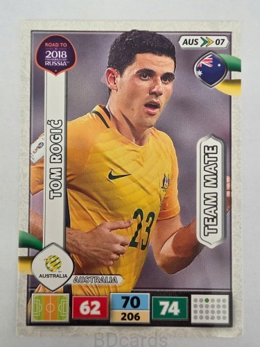 2018 Panini Road To World Cup Russia Tom Rogić Australia Aus 7