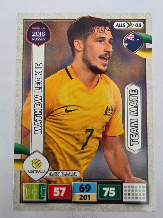 2018 Panini Road To World Cup Russia Mthew Leckie Australia Aus 8
