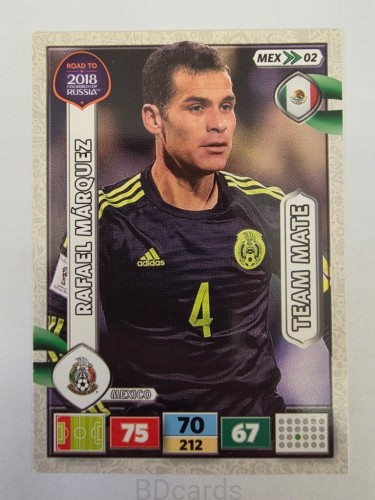2018 Panini Road To World Cup Russia Rafael Marquez Meksyk Mex 2