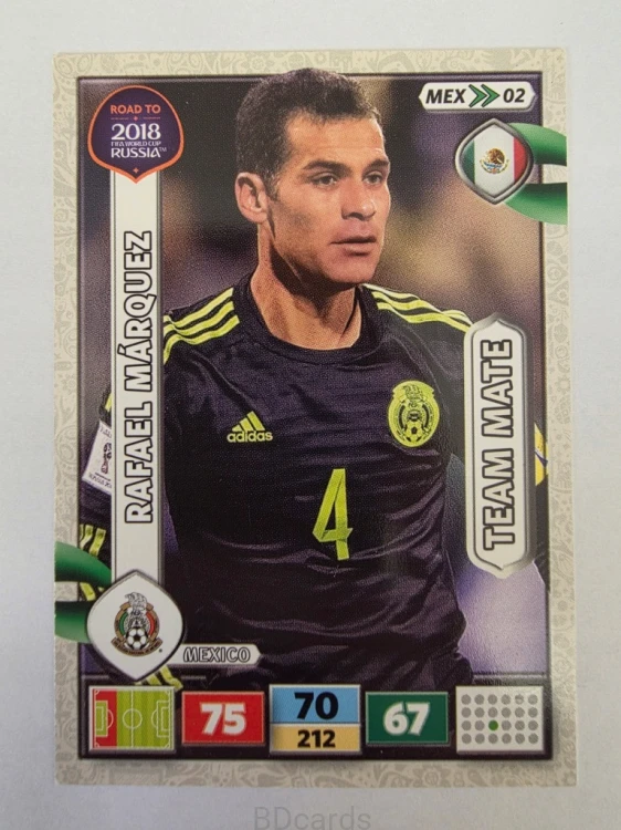 2018 Panini Road To World Cup Russia Rafael Marquez Meksyk Mex 2