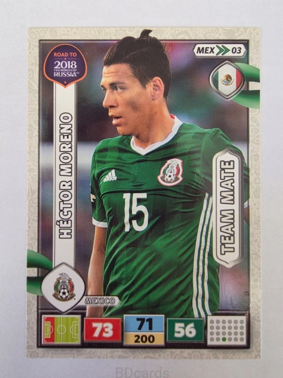 2018 Panini Road To World Cup Russia Hector Moreno Meksyk Mex 3