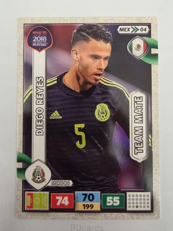 2018 Panini Road To World Cup Russia Diego Reyes Meksyk Mex 4