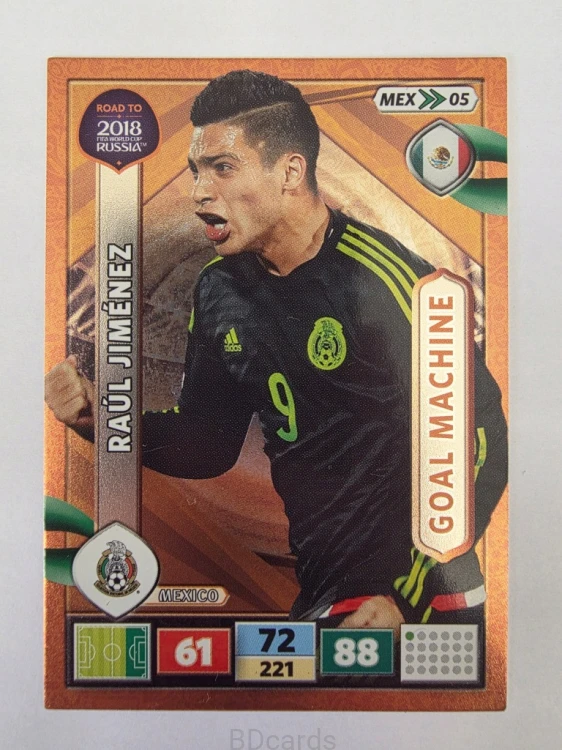 2018 Panini Road To World Cup Russia Raul Jimenez Game Changer Meksyk Mex 5