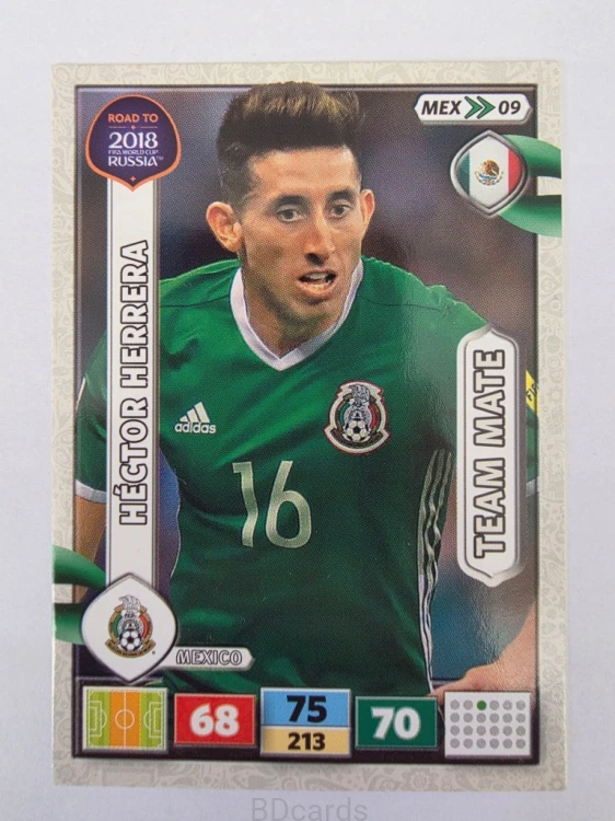 2018 Panini Road To World Cup Russia Hector Herrera Meksyk Mex 9
