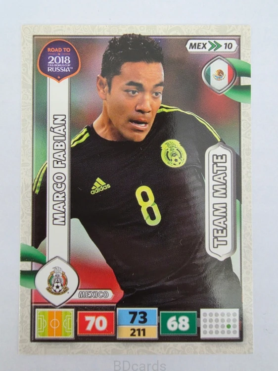 2018 Panini Road To World Cup Russia Marco Fabian Meksyk Mex 10