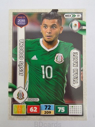 2018 Panini Road To World Cup Russia Jesus Corona Meksyk Mex 11