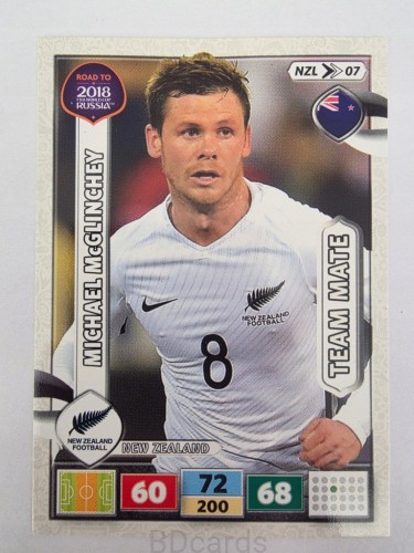 2018 Panini Road To World Cup Russia McGlinchey Nowa Zelandia Nzl 7