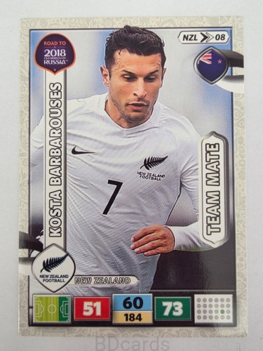 2018 Panini Road To World Cup Russia Barbarouses Nowa Zelandia Nzl 8