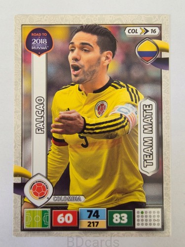 2018 Panini Road To World Cup Russia Falcao Kolumbia Col 16