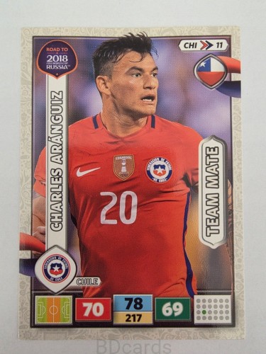 2018 Panini Road To World Cup Russia Charles Aranguiz Chile Chi 11