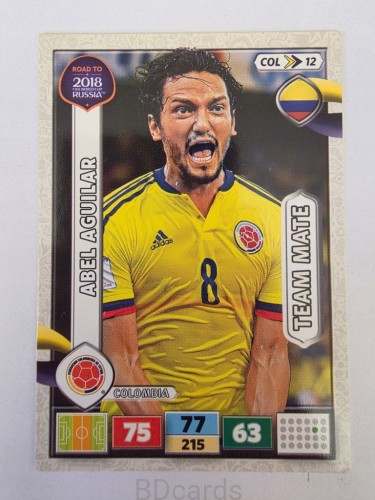 2018 Panini Road To World Cup Russia Abel Aguilar Kolumbia Col 12