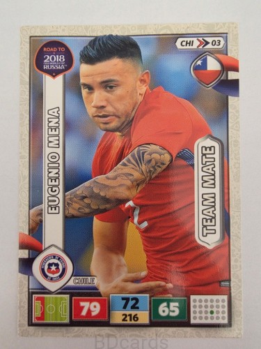2018 Panini Road To World Cup Russia Eugenio Mena Chile Chi 3