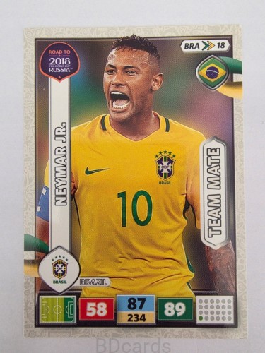 2018 Panini Road To World Cup Russia Neymar. Jr Brazylia Bra 18