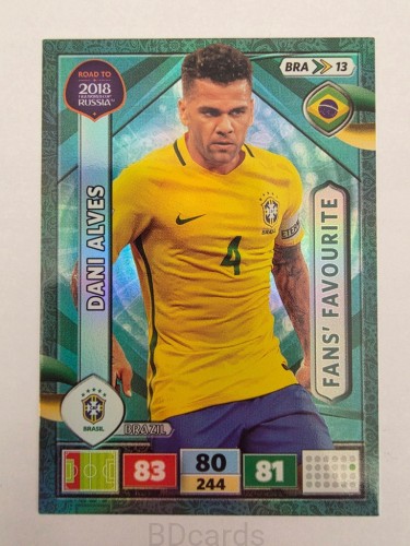 2018 Panini Road To World Cup Russia Game Changer Fans Brazylia Bra 13