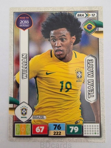 2018 Panini Road To World Cup Russia Willian Brazylia Bra 12