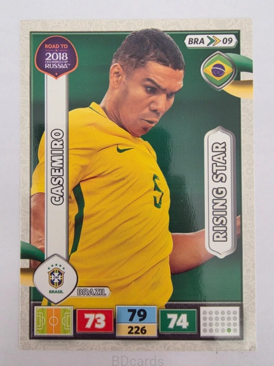 2018 Panini Road To World Cup Russia Casemiro Brazylia Bra 9