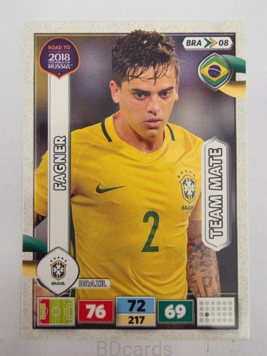 2018 Panini Road To World Cup Russia Fagner Brazylia Bra 8