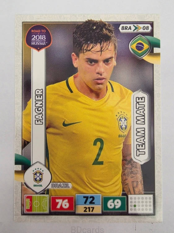 2018 Panini Road To World Cup Russia Fagner Brazylia Bra 8